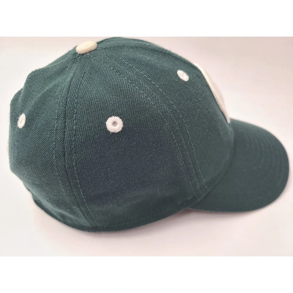 Michigan State University Spartans New Era Fitted 6 3/4 Hat Cap Wool‎ Blend NCAA